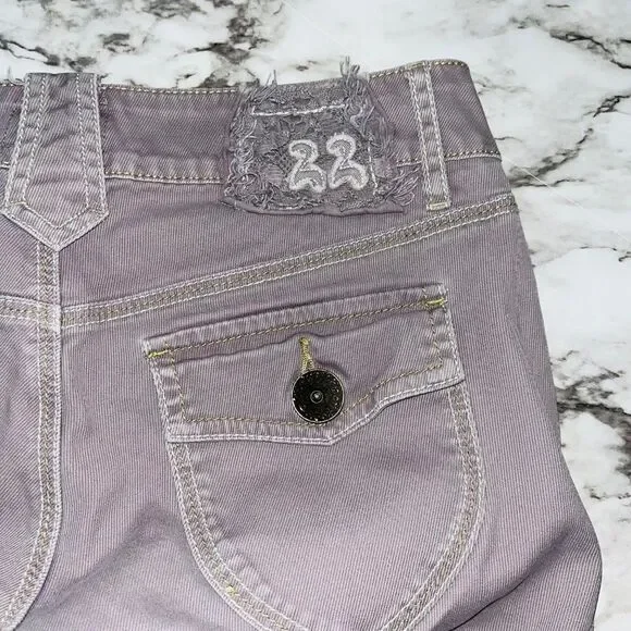 Twill Twenty Two | Anthropologie | Shorts Bermuda | Grey | Womens | 28 - Picture 6 of 7